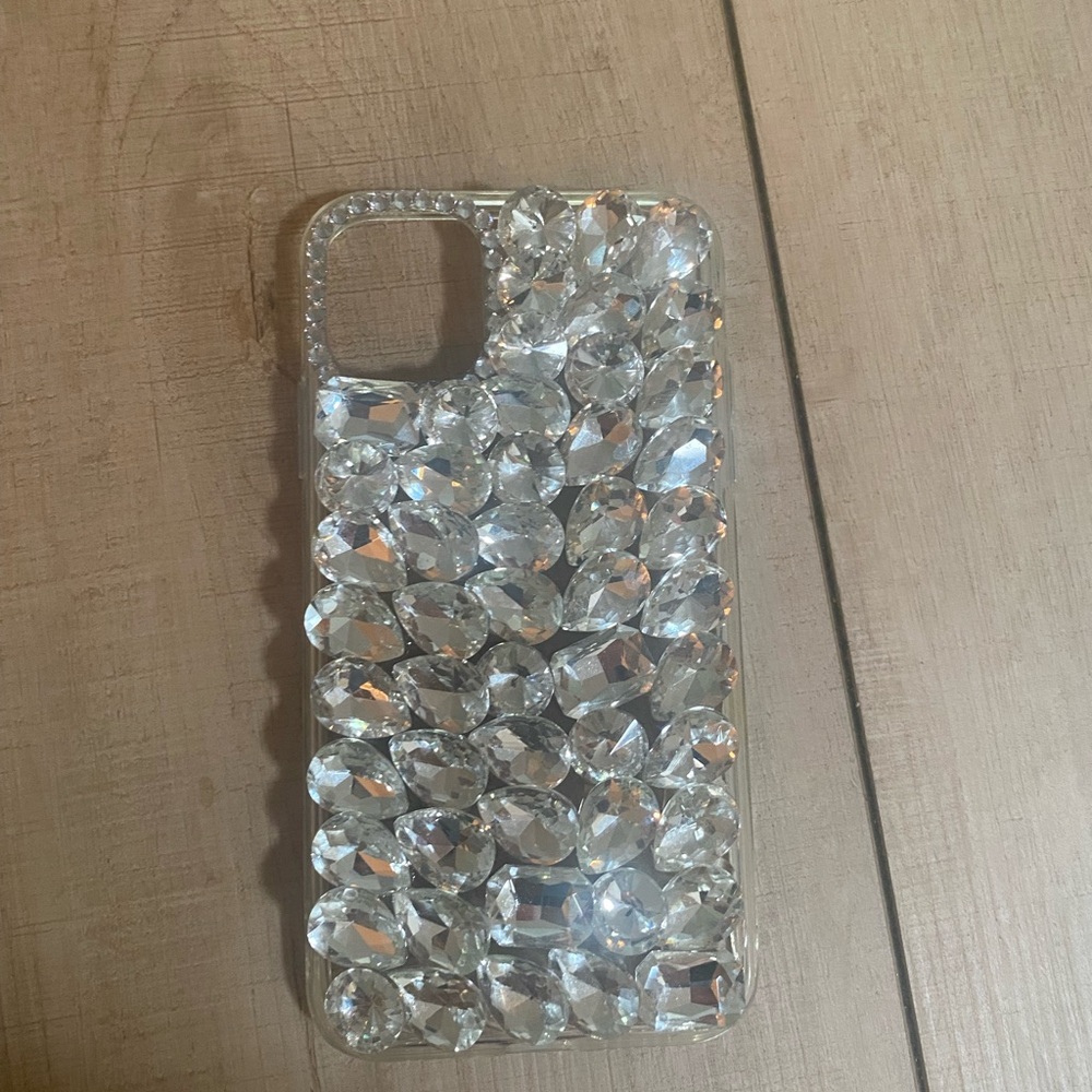 iPhone 11 Case Clear Rhinestone Bling Crystal Sparkly Protective Cover